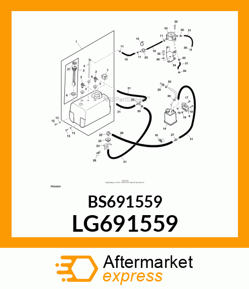 Bracket - BRACKET, PUMP LG691559