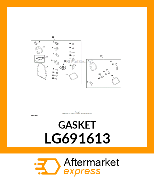 GASKET, MUFFLER LG691613