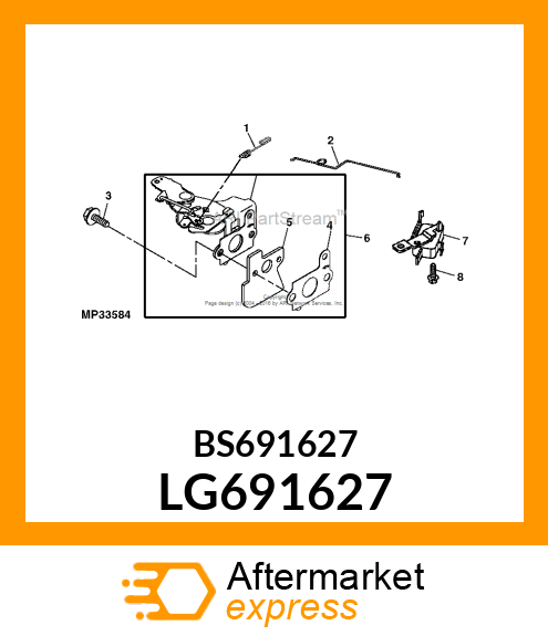 SCREW, BREATHER PASSAGE COVER LG691627