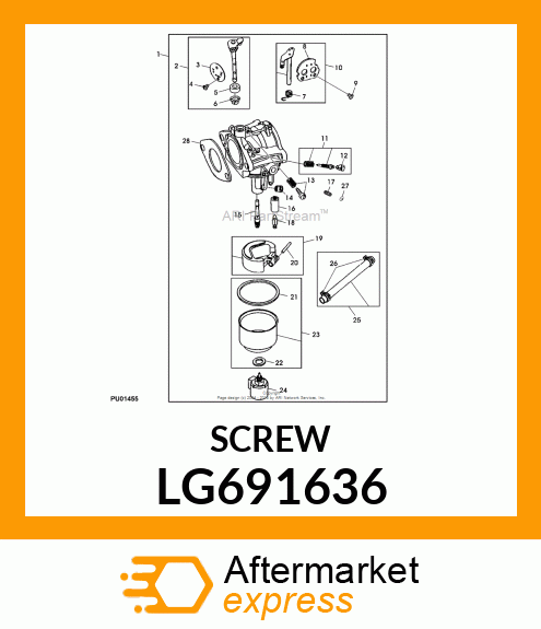 SCREW, SLOTTED ROUND WASHER HD LG691636