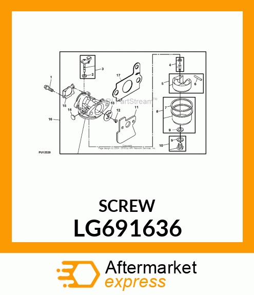 SCREW, SLOTTED ROUND WASHER HD LG691636