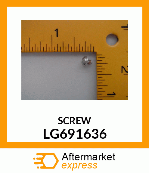 SCREW, SLOTTED ROUND WASHER HD LG691636