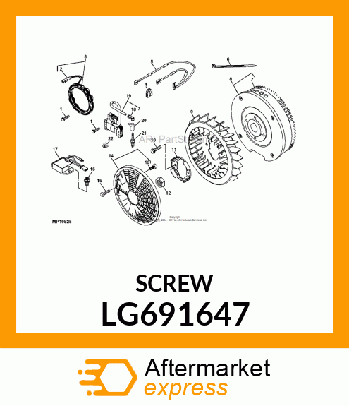 SCREW, HEX LG691647