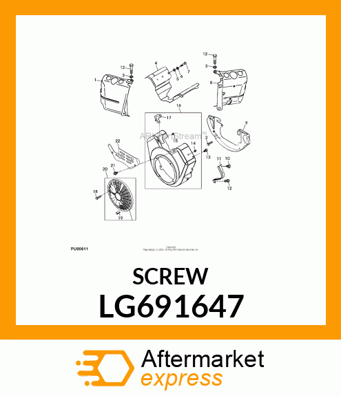 SCREW, HEX LG691647