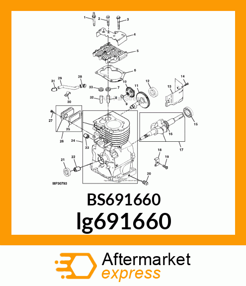 STARTER MOTOR lg691660