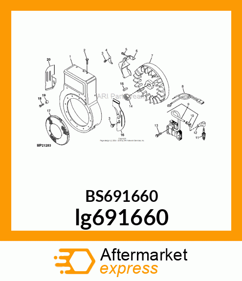 STARTER MOTOR lg691660