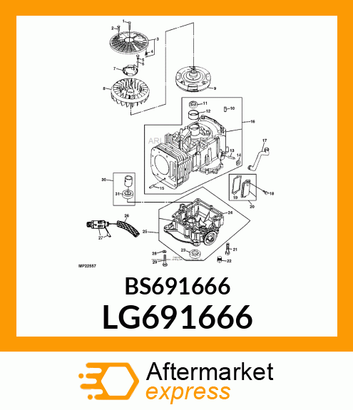 Capscrew LG691666