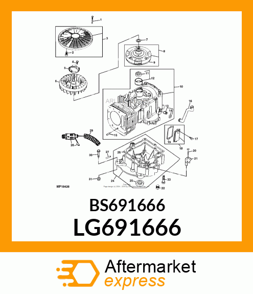 Capscrew LG691666