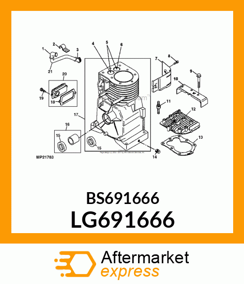 Capscrew LG691666