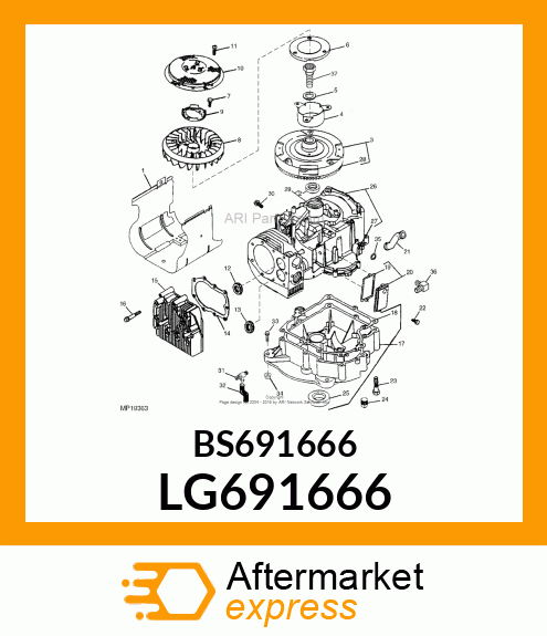 Capscrew LG691666