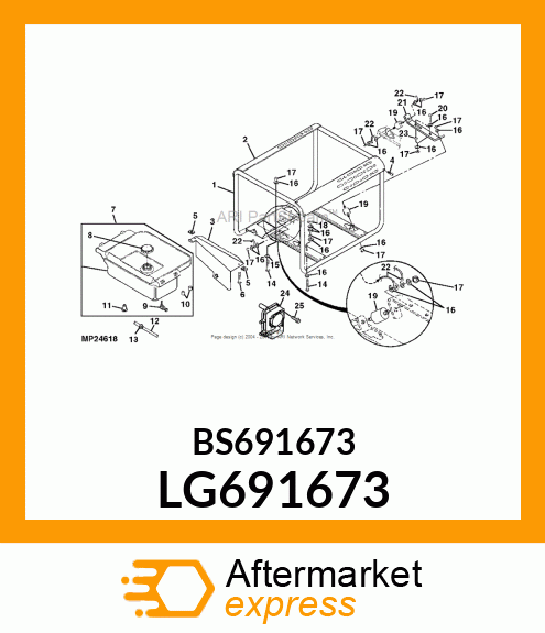 Screw Hex LG691673