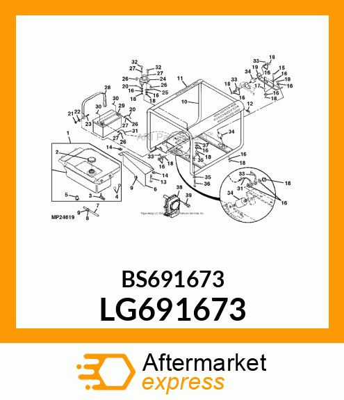 Screw Hex LG691673