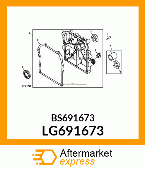 Screw Hex LG691673