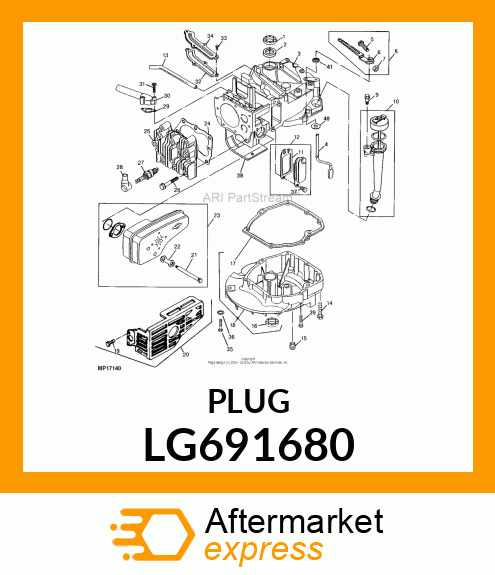 PLUG,OIL DRAIN LG691680