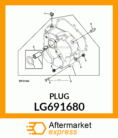 PLUG,OIL DRAIN LG691680