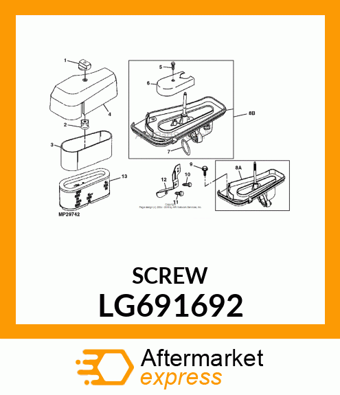 Screw LG691692