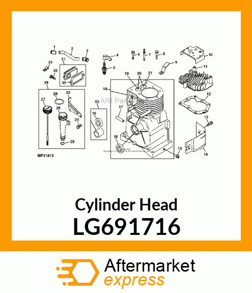 Cylinder Head LG691716