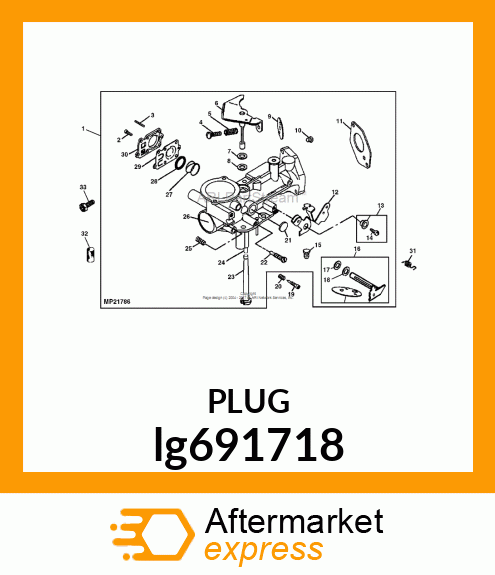 CARBURETOR lg691718