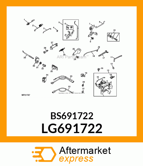 Washer - WASHER, CHOKE LINK (Part is Obsolete) LG691722