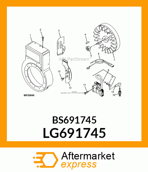 Assembly Line Parts - DEFLECTOR LG691745