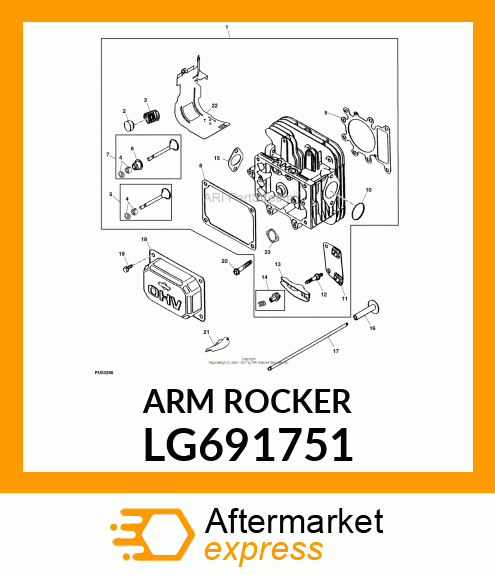 ROCKER ARM, ARM, ROCKER LG691751