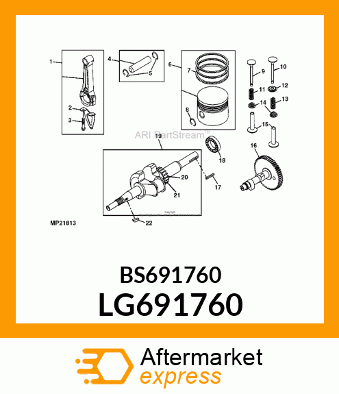 Retainer LG691760