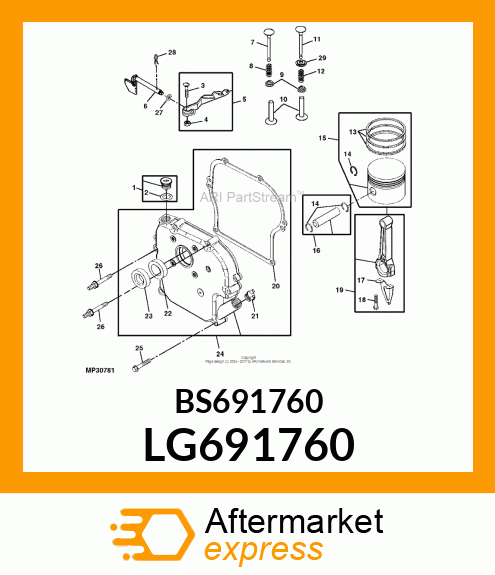 Retainer LG691760