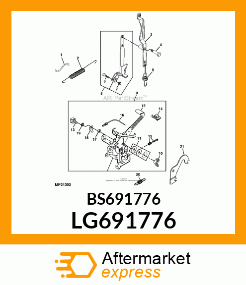 Assembly Line Parts - SCREW, SHOULDER LG691776