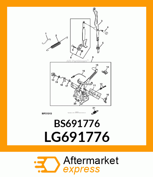 Assembly Line Parts - SCREW, SHOULDER LG691776