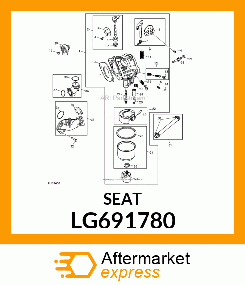 SEAT, INLET LG691780