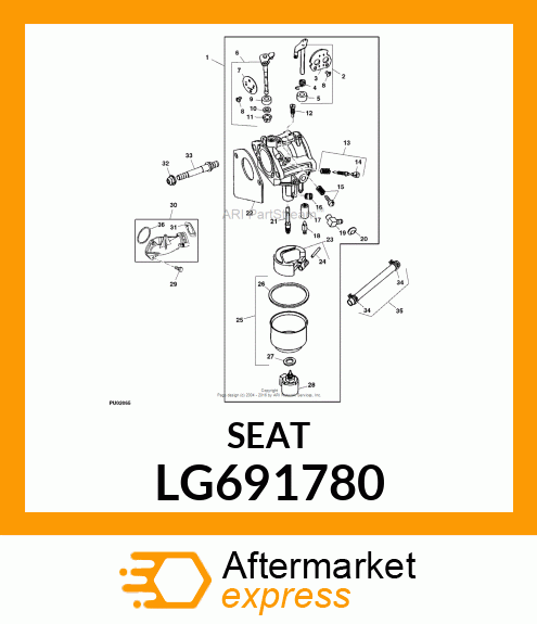 SEAT, INLET LG691780