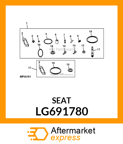 SEAT, INLET LG691780