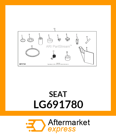 SEAT, INLET LG691780