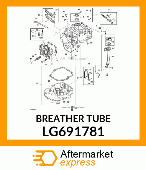 TUBE, BREATHER LG691781