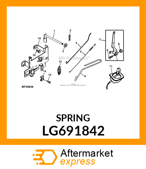 SPRING, SPRING, LINK LG691842