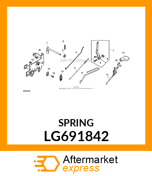 SPRING, SPRING, LINK LG691842