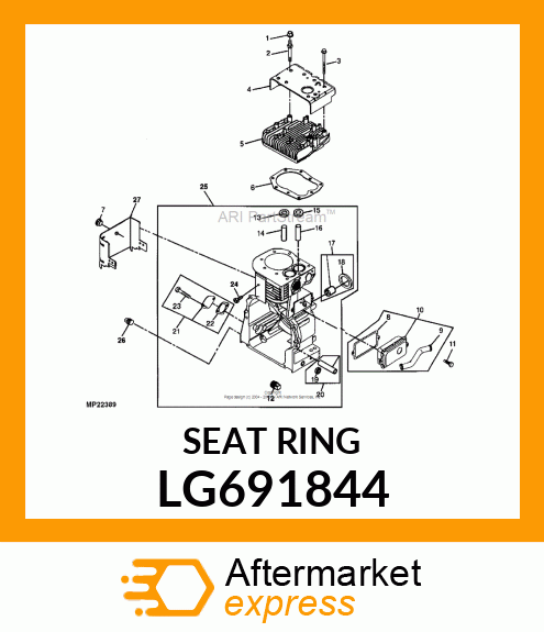 Seat Valve Exhaust LG691844