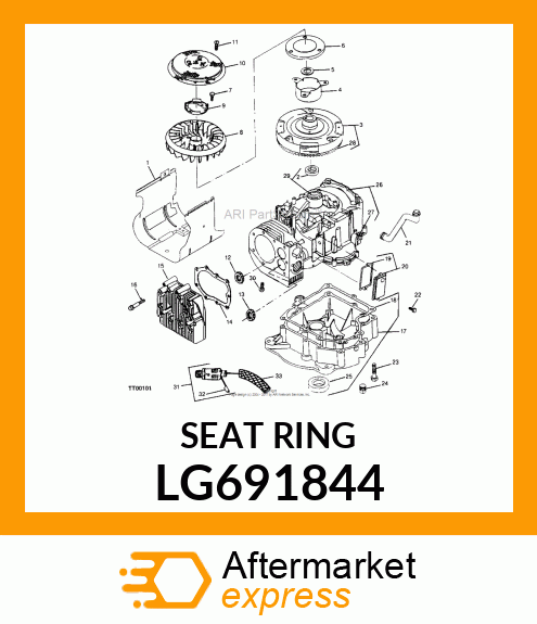 Seat Valve Exhaust LG691844