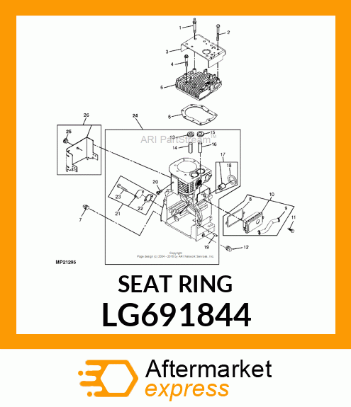 Seat Valve Exhaust LG691844