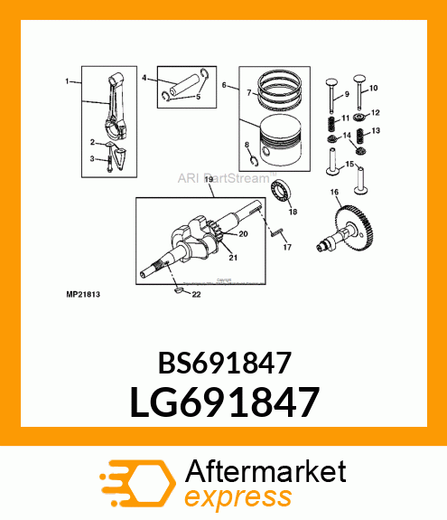 Gear Timing LG691847