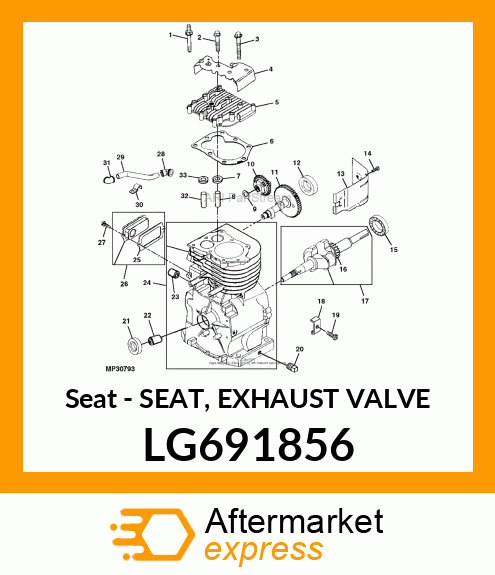 Seat Exhaust Valve LG691856