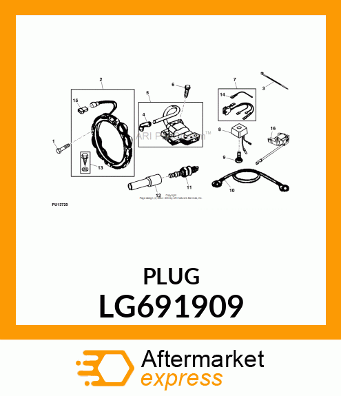 BOOT, BOOT, SPARK PLUG LG691909