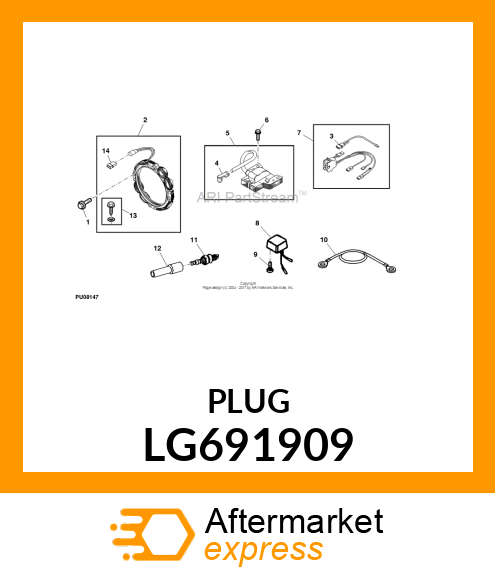 BOOT, BOOT, SPARK PLUG LG691909