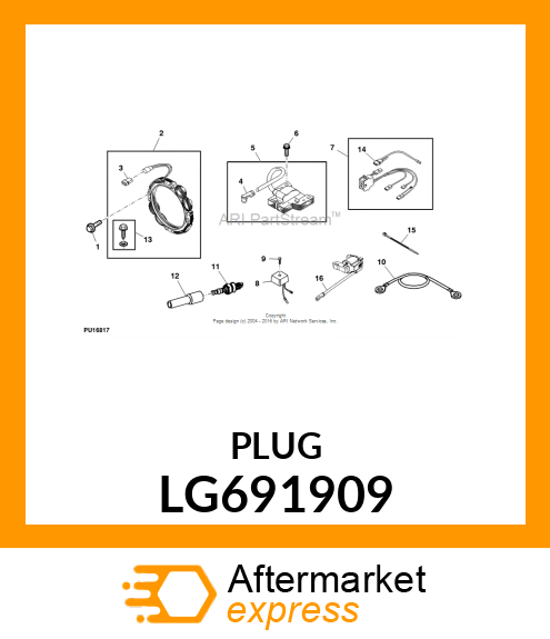 BOOT, BOOT, SPARK PLUG LG691909