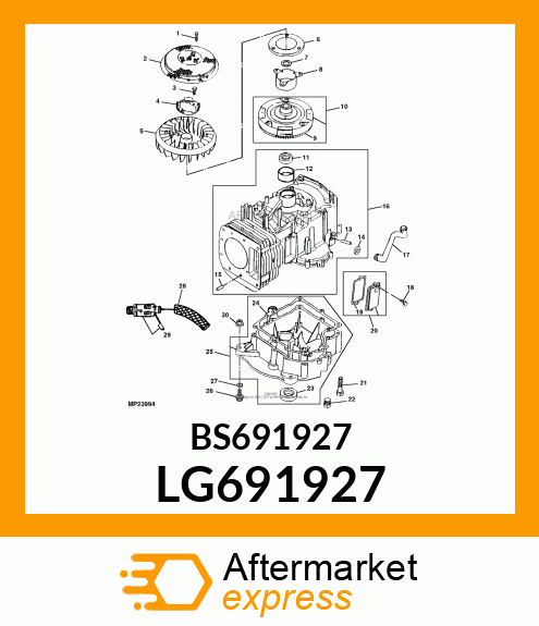 Fan - FAN, FLYWHEEL LG691927