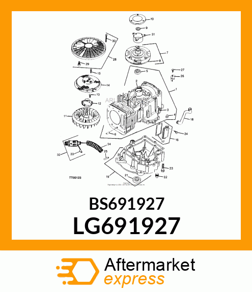 Fan - FAN, FLYWHEEL LG691927