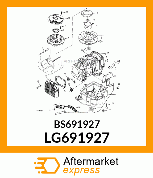 Fan - FAN, FLYWHEEL LG691927