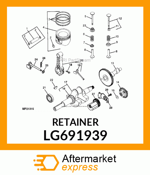 Retainer LG691939