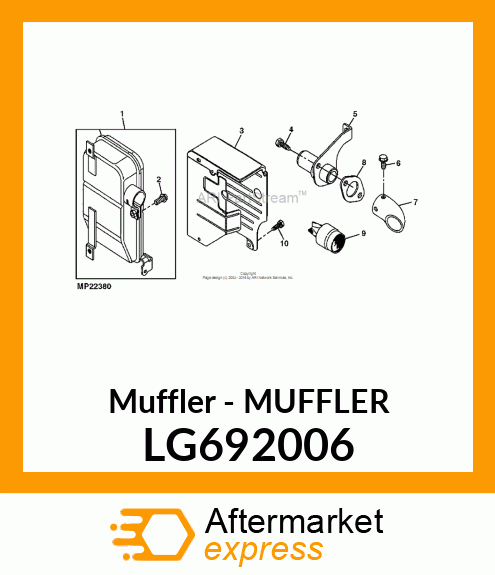 Muffler LG692006