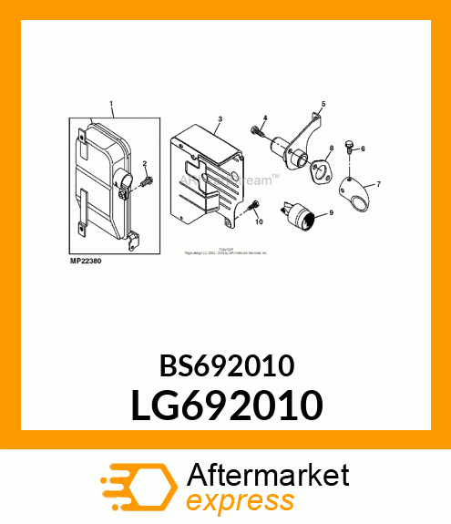 Deflector LG692010